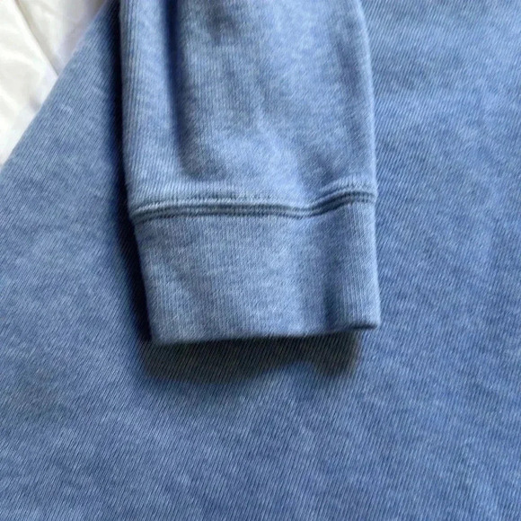Polo Ralph Lauren 1/4 Zip Sweater Men's XXL Light Blue Solid Long Sleeve Quarter - Picture 5 of 6